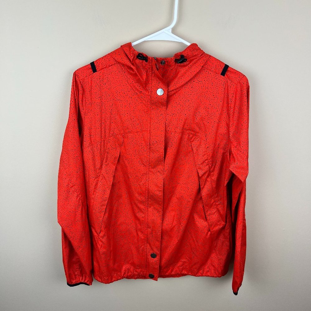 LUCY orange windbreaker jacket